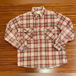Sears Fieldmaster Vintage flannel button down GUC size large
